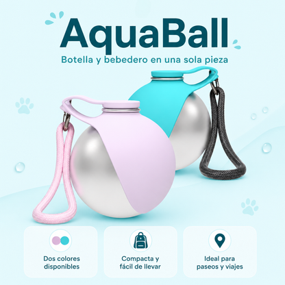 AquaBall™ - Botella portátil 2 en 1